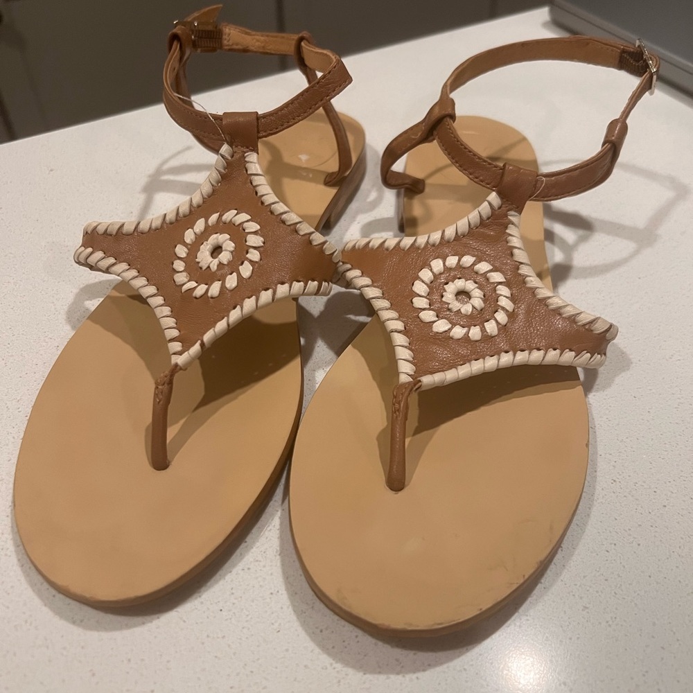 Jack Rogers Jack Rogers Maci Sandal Cognac + Bone EUC
8.5 M